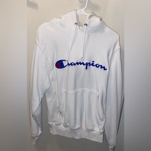 Men’s White Champion Hoodie